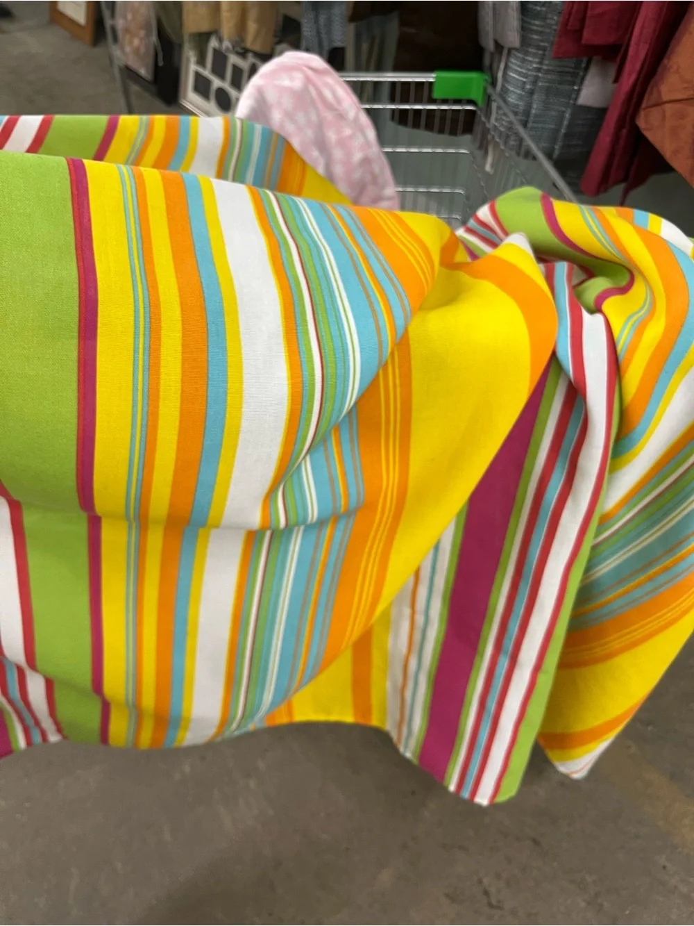 Bright Yellow Multicolor Outdoor tablecloth